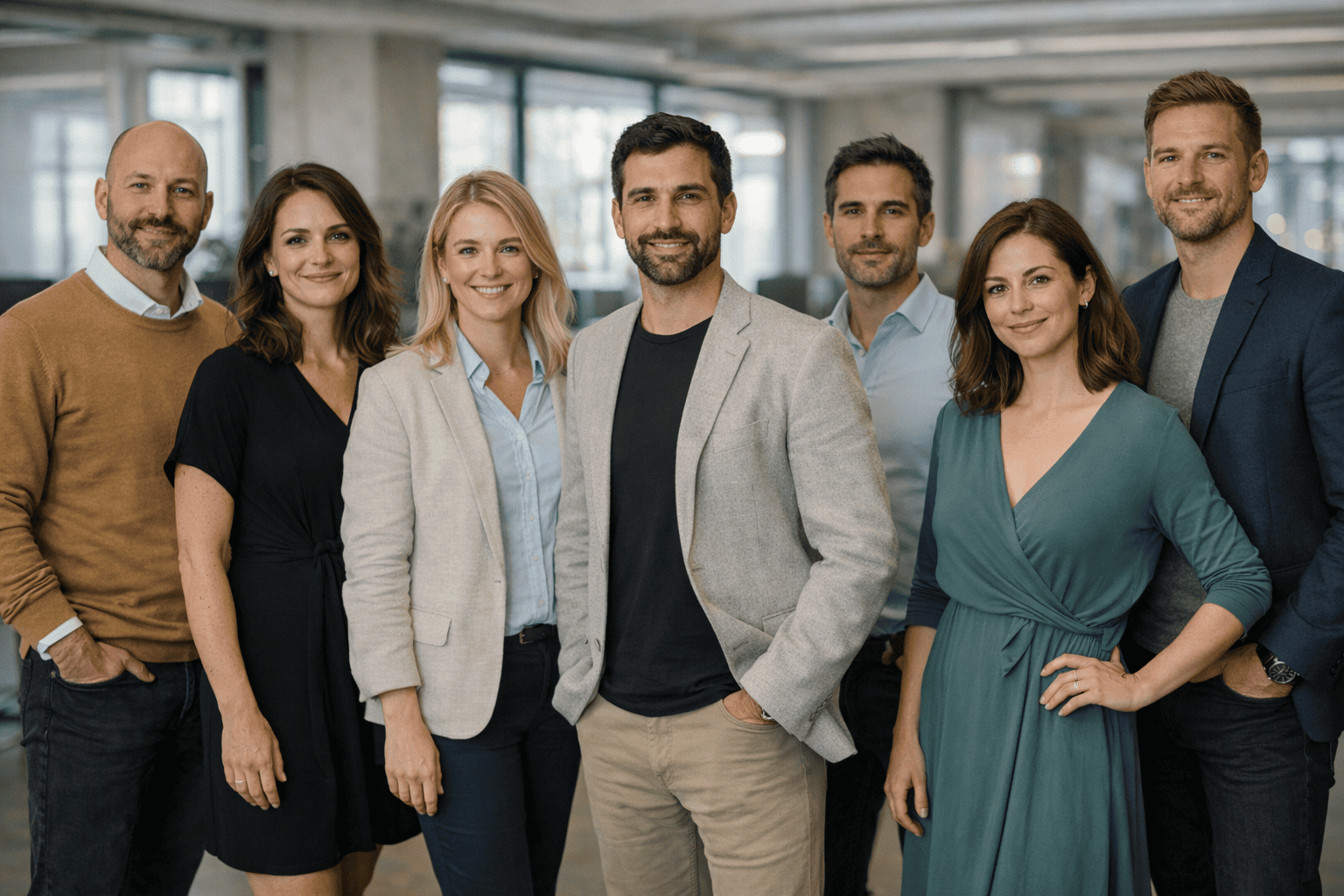 Team working on AI trading platform — Klar Trovenz